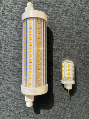 LOT DE 2 AMPOULES LED G9 HAUTE PERFORMANCE NEUVES A VOIR - Photo 1/4