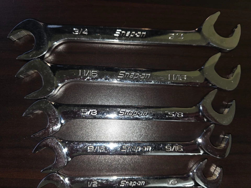 Set of 7 Snap On 4 Way Angle Wrenches - Image 3 of 4