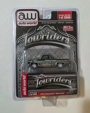 Auto World MIJO Exclusive 1983 CHEVROLET SILVERADO Lowriders Black 1 of 3600