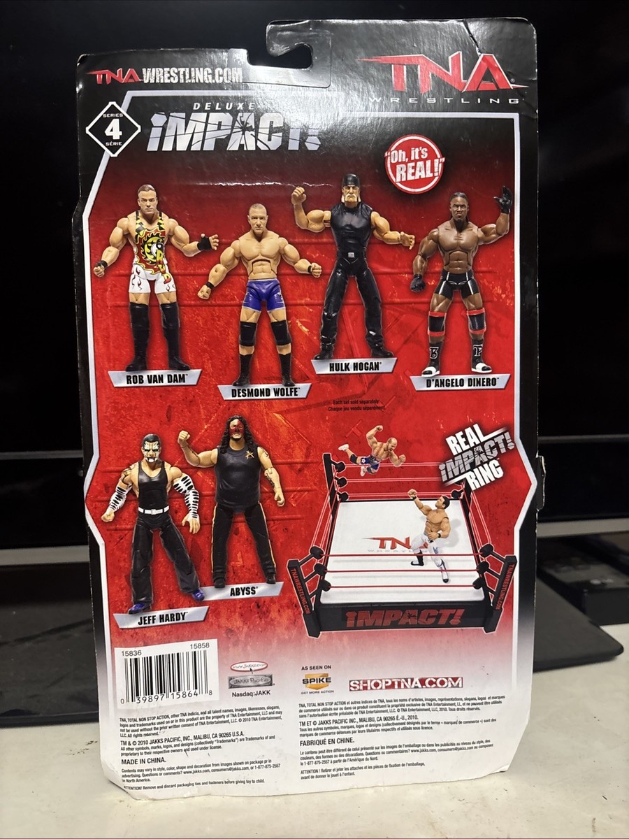 TNA Jakks Deluxe Impact! Series 4 Desmond Wolfe MOC Nigel