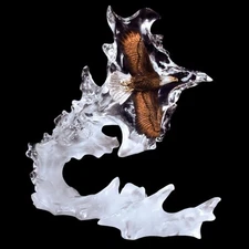 Kitty Cantrell, "Spirit Flight" Limited Edition Mixed Media Lucite Sculpture wit