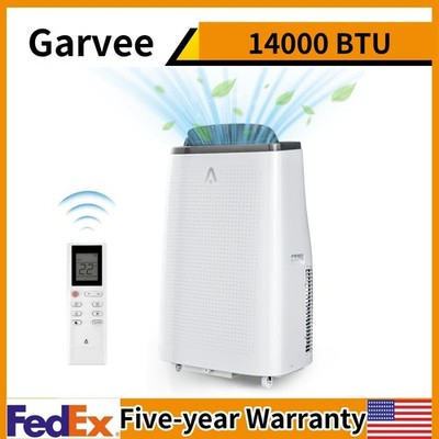 14000BTU Portable Air Conditioner Dehumidifying Fan Remote Control 24H Timer