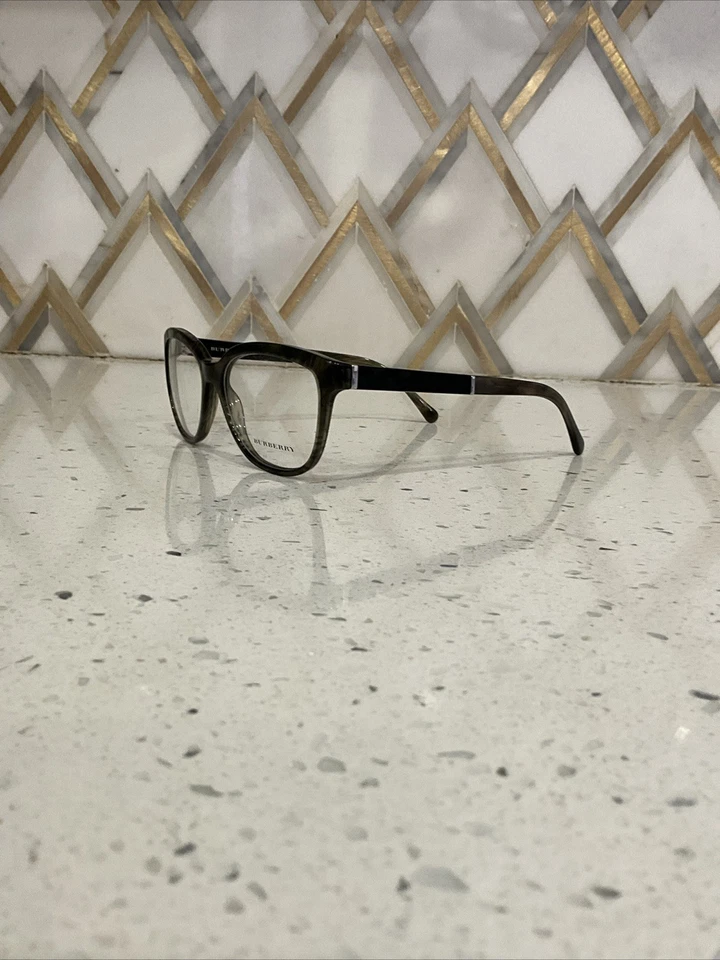 BURBERRY 2166 3470 54-16-140 GRIS REMOLINO Nuevas Monturas para Anteojos Foto 3 de 4