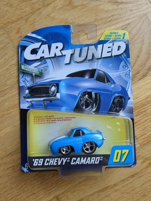 Car Tuned Series 1 Muscle Cars 69 Chevy Camaro #07 Blue