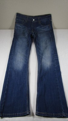 Levis 527 Jeans Mens 32x32 Blue Medium Wash Bootcut Denim Slim Fit Casual