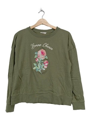SPRINGFIELD Sweatshirt Damen Sweat Gr. DE 36 khaki Casual-Look