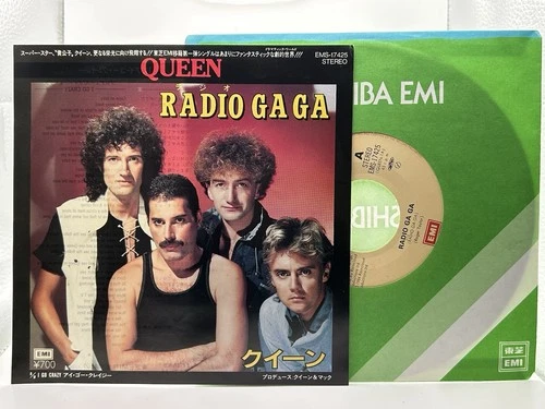 Queen Radio Ga Ga Japan Japanese Import 7” Ps Gaga