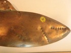 VINTAGE LURE MINNESOTA 8" COPPER ICE FISH SPEARING DECOY~ FOLK ART FISHING RARE — photo 2