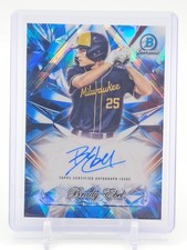 BRADY EBEL 2025 BOWMAN CHROME SAPPHIRE SELECTIONS AUTO #SSA-BE BREWERS Q6642