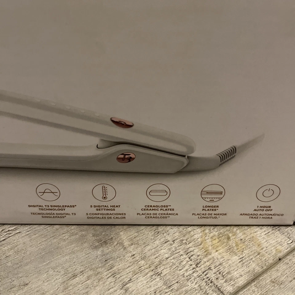 T3 Singlepass Ceramic 1” Straightening and Styling Iron - Image 3 of 4