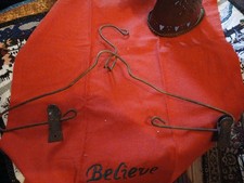 Vintage Antique Metql Clothes Hanger Dutch Metal Colletors