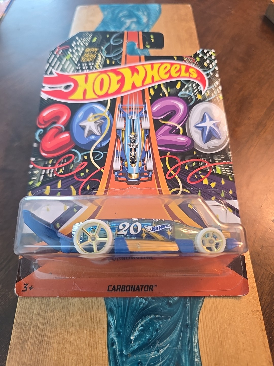 Hot Wheels 2020 Carbonator Real Bottle Opener and Mountain Mauler Blue