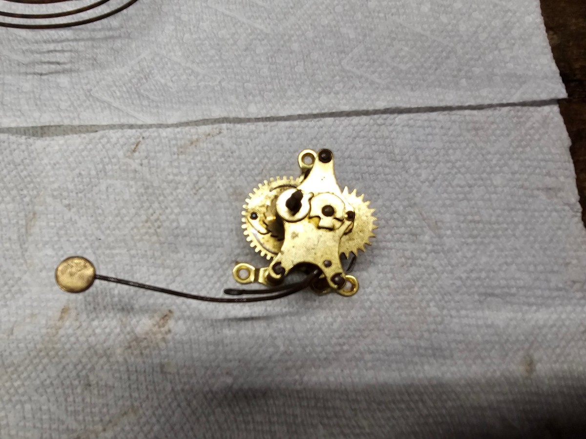 Seth Thomas Clock Movement #44 + Alarm + Chimes !BAD MAINSPRINGS
