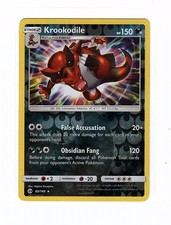Krookodile 85/149 SM Base Set Reverse Holo Rare - Pokemon Card