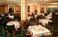 Rumpelmayer's Restaurant St Moritz Hotel NYC 1957 Chrome Postcard