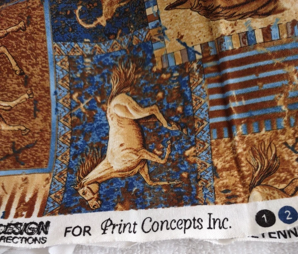 Cheyenne Canyon Horse Sewing Fabric 100" L x 42" W Print Concepts - Image 4 of 4