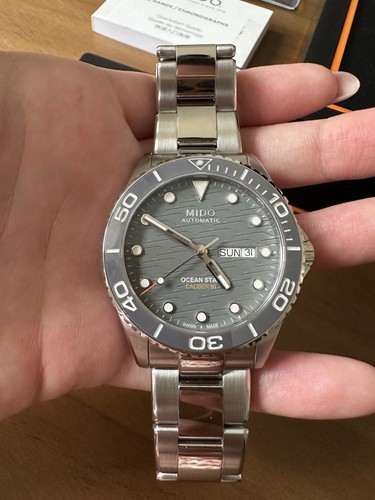 MIDO Ocean Star 200C Grey Automatic Men’s Watch - Picture 7 of 11