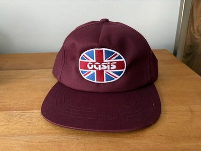 Oasis Maroon Band Hat Liam Gallagher Noel Gallagher
