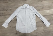 Suitsupply Egyptian Cotton Albino 1876 Button Front Shirt Slim Fit Men 16 1/2