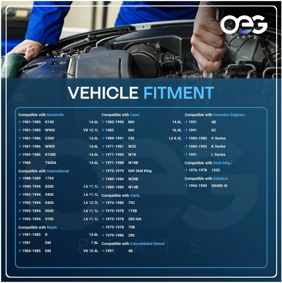 Nuevo alternador 65A compatible con International 2654 Series DT-466 1993-1994 51218 1100077 Foto 4 de 4