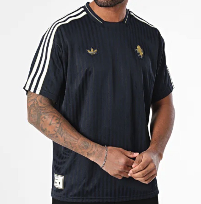 Adidas Juventus Terrace Icons Jersey Blue JF0548 Mens Size XXL | eBay