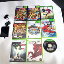 XBOX 360 Slim E Hard Drive HDD 250 GB Games LOT