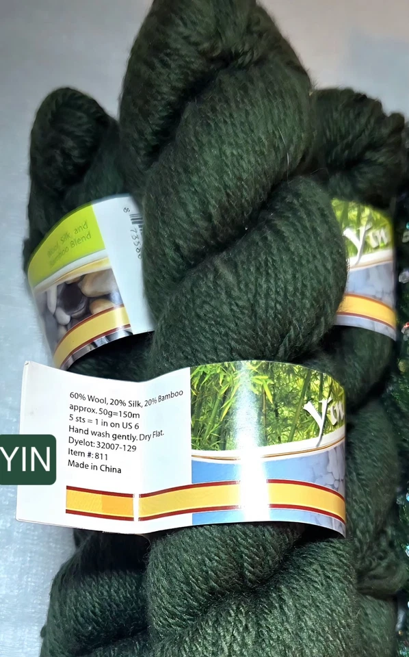 VINTAGE South West Trading Company 3 Yin & 3 Yang Yarn Lot (Total 6 Skeins) RARE - Image 2 of 4