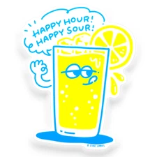 Happy Hour Drink ✦ B-Side Label Sticker