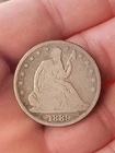 1889 Seated Liberty Half Dollar