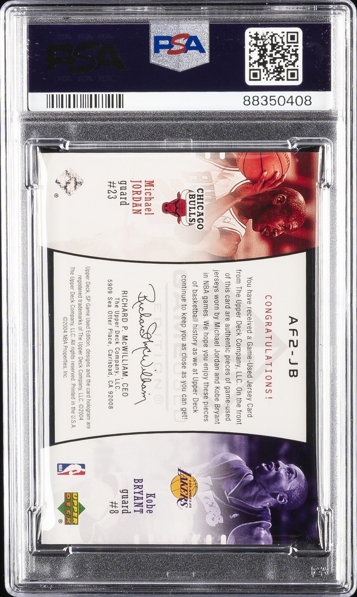 2004-05 SP Game Used - Authentic Fabrics Dual Kobe Bryant, Michael