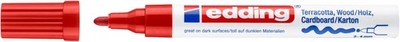 EDDING e-4000 Rot - Lackmarker - Strichstärke: 2 - 4 mm, 
