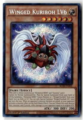 Winged Kuriboh LV6 BLTR-EN001 Battles of Legend: Terminal Revenge Yu-Gi-Oh LP
