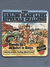 Carling Lager Beer Mat