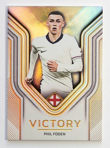 2025 Futera World Football Platinum Edition - Phil Foden - /19 Gold Victory VC01