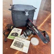Canon EOS Rebel T5 18MP DSLR Camera 18-55mm Lens Battery Charger Case
