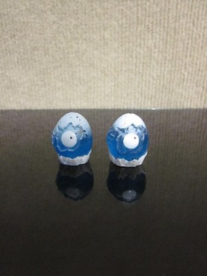 2 Zuru Smashers Dino Ice Age Series 4 Blue White Sub Eggs-Tra Cool
