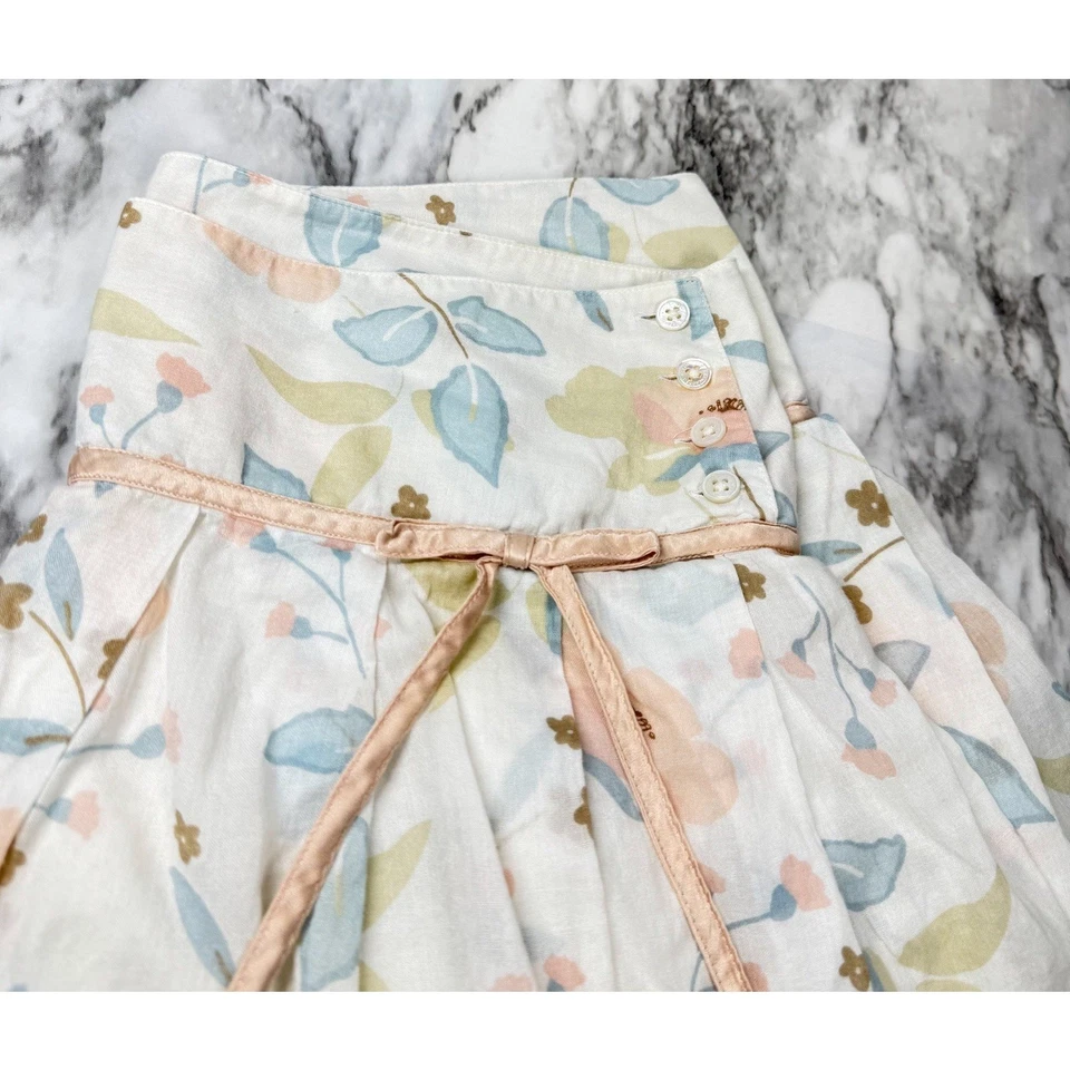 Abercrombie & Fitch A&F Vintage Y2K Floral Low Rise Micro Mini Skirt Small - Image 3 of 4