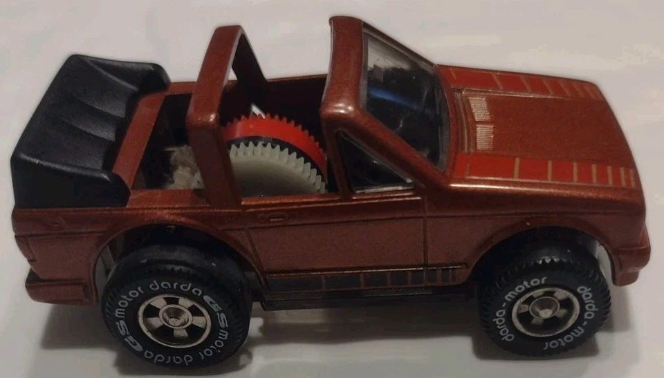 Darda Motor Brown VW Golf Volkswagen Cabrio MK1 Pullback Diecast Car Cabriolet  - Image 4 of 4