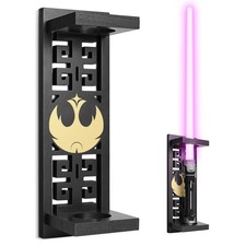 Lightsaber Stand Wall Display, Vertical Lightsaber Holder Wall Mount, Wooden ...