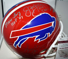 AUTOGRAPHED VSR4 FULL SIZE REP HELMET BUFFALO BILLS KELLY SMITH LEVY +4 JSA