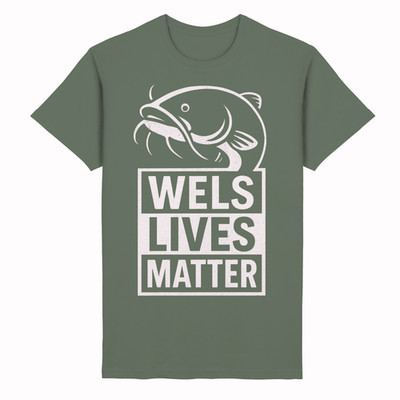 WELS LIVES MATTER - T-Shirt | Wels Angeln Tierliebe Tierschützer Fische