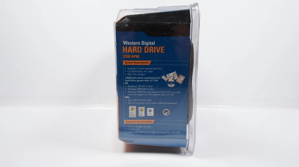 Western Digital Hard Drive 120 GB 7200RPM 8MB Cache WD1200JBRTL NEW Sealed - Image 3 of 4