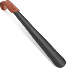 Extra Long Shoe Horn Long Handle Metal Long Shoehorn for Boots Men Women 16.5"