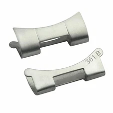 2PC 361 B END PIECE LINK FOR ROLEX OYSTER 20MM WATCH BAND STAINLESS STEEL