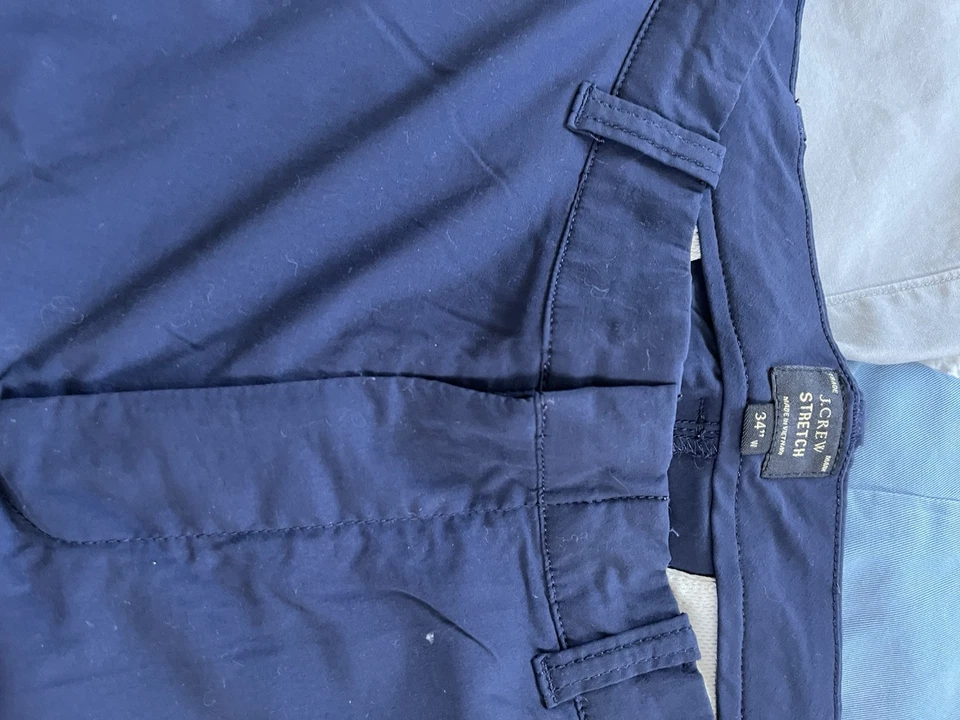 (Lote de 5 piezas) Pantalones cortos J CREW para hombre 34-33 cintura Foto 4 de 4