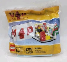 LEGO Exclusive Iconic Vip Set 40178  205pcs New Sealed Polybag Retired
