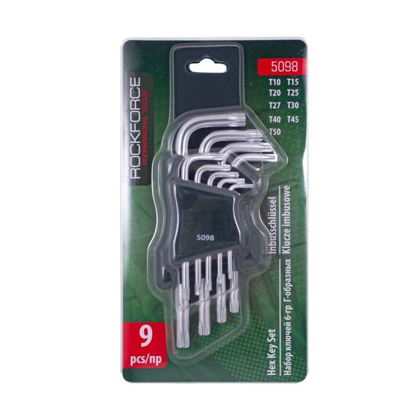 Torx-SchlÜSsel T10-T50 9 Stk-image