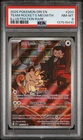 2025 POKEMON DRI EN-DESTINED RIVALS ILLUSTRATION RARE TEAM ROCKET'S MEOWTH PSA 8