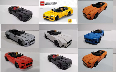 LEGO 76924 Speed Champions Mercedes AMG SL 63 Only - Custom Colors