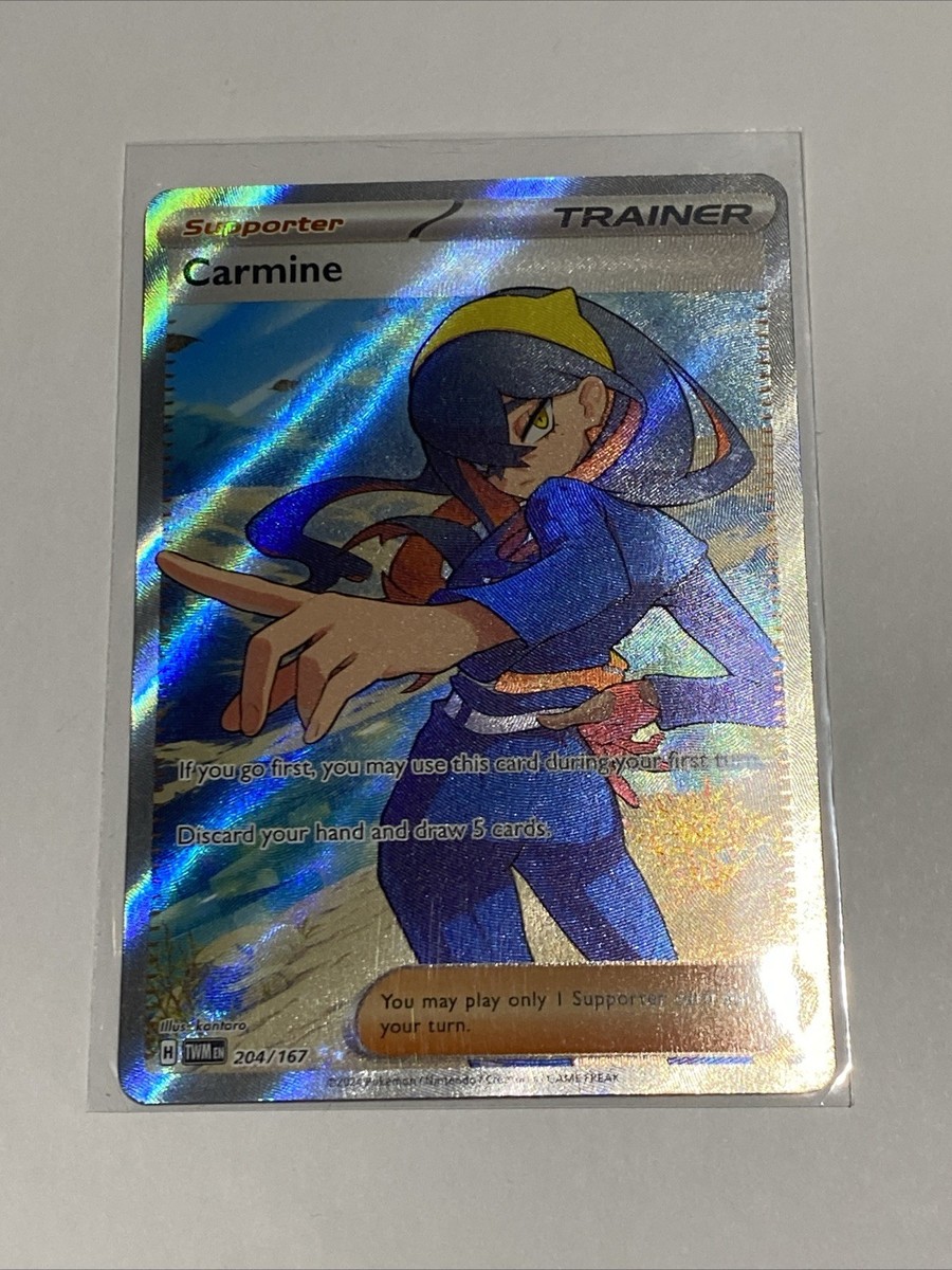 carmine pokemon card full art PSA 9 Twilight Masquerade #217 – GorillaTCG Carmine #204 Prices | Pokemon